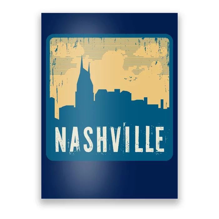 Nashville Vintage Poster