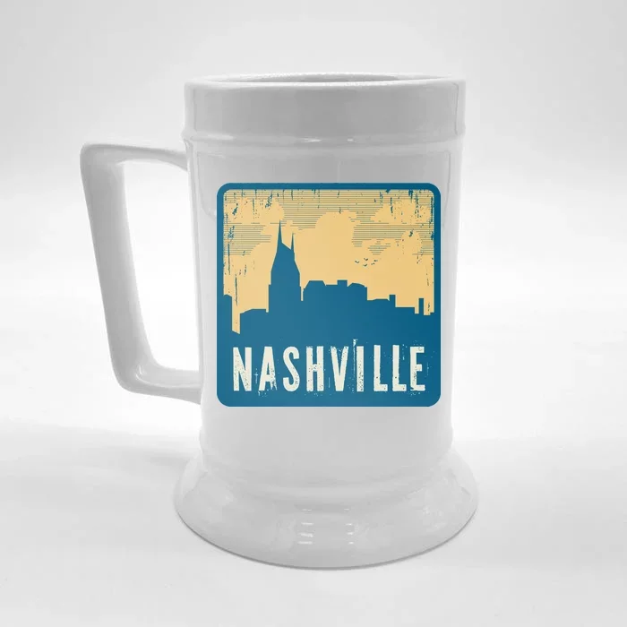 Nashville Vintage Front & Back Beer Stein