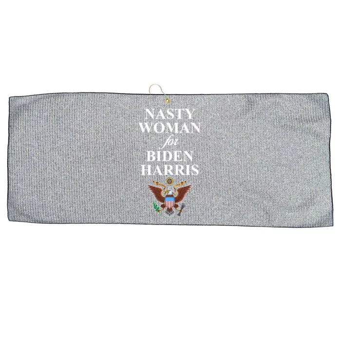 Nasty Woman For Biden Harris Eagle Logo Large Microfiber Waffle Golf Towel