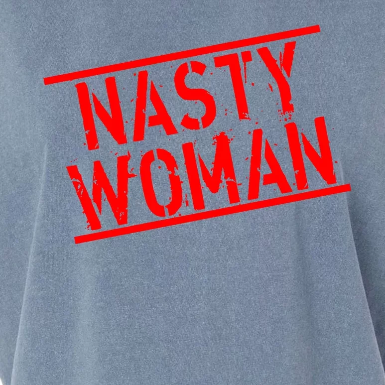 Nasty Woman Stamp of Approval Garment-Dyed Women's Muscle Tee