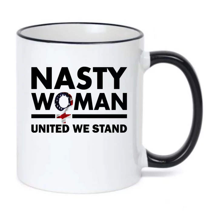 Nasty Woman United We Stand Black Color Changing Mug