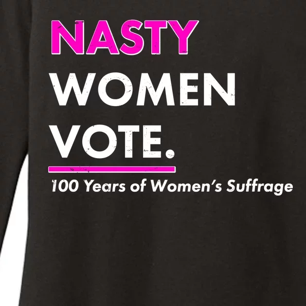 Nasty Women Vote 100 Years of Women's Suffrage Womens CVC Long Sleeve Shirt