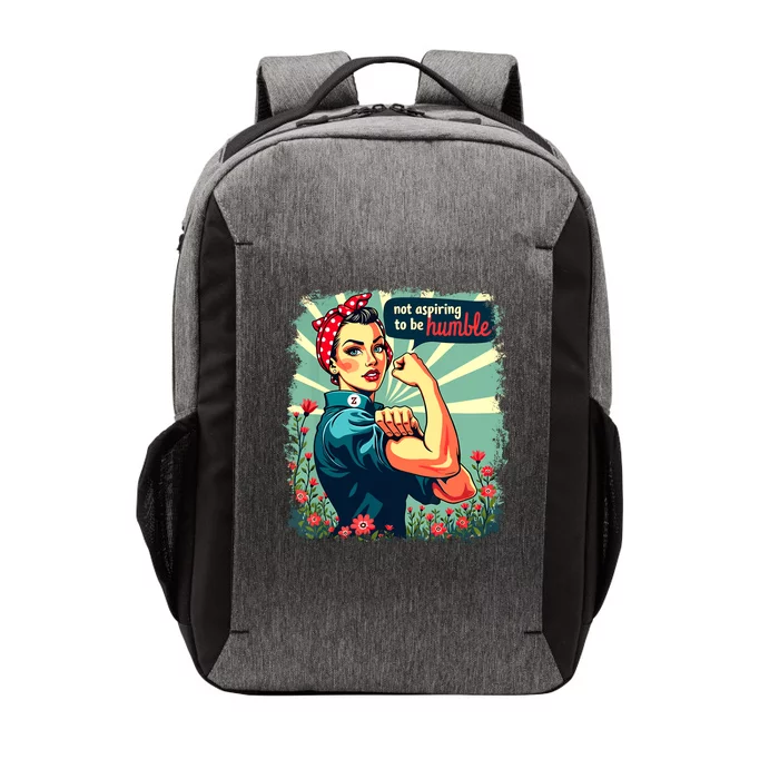 Not Aspiring To Be Humble Kamala Harris Feminist Woman Vector Backpack