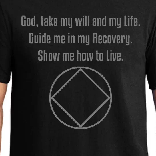 Narcotics Anonymous Third Step Prayer Na Aa Pajama Set