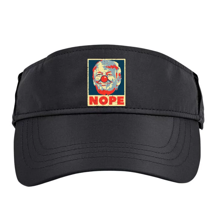 Nope Anti Trump Clown Impeach No Donald Adult Drive Performance Visor