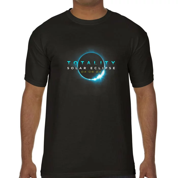 North American Total Solar Eclipse 2024 Totality 04.08.24 Comfort Colors T-Shirt