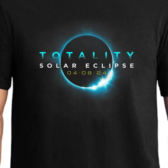 North American Total Solar Eclipse 2024 Totality 04.08.24 Pajama Set