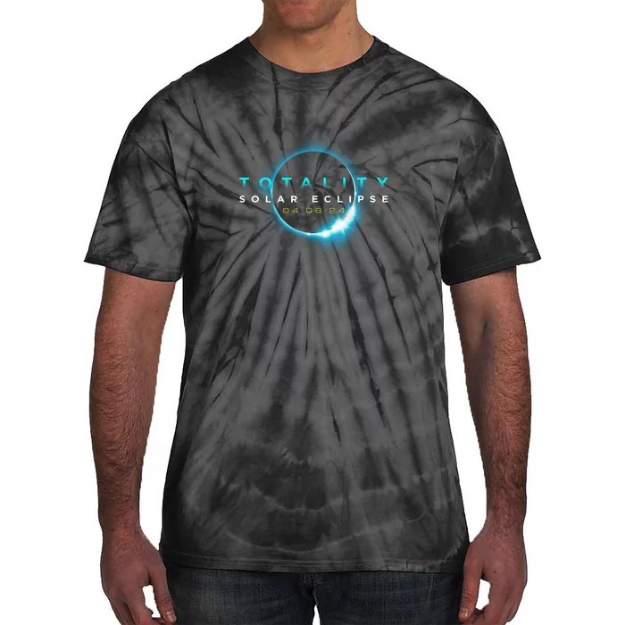 North American Total Solar Eclipse 2024 Totality 04.08.24 Tie-Dye T-Shirt