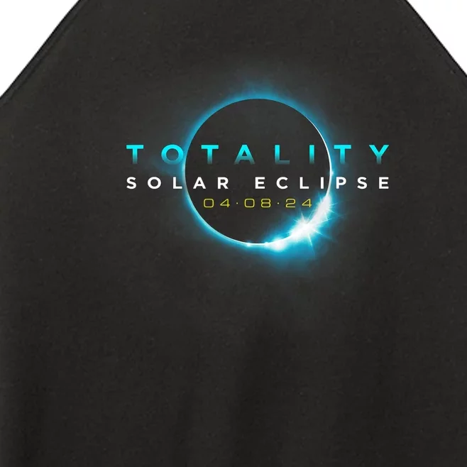 North American Total Solar Eclipse 2024 Totality 04.08.24 Women’s Perfect Tri Rocker Tank