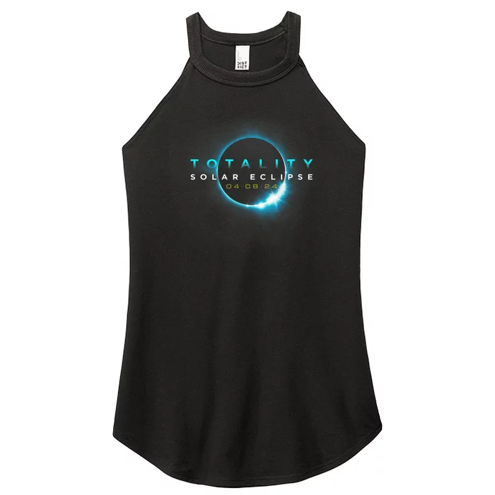 North American Total Solar Eclipse 2024 Totality 04.08.24 Women’s Perfect Tri Rocker Tank