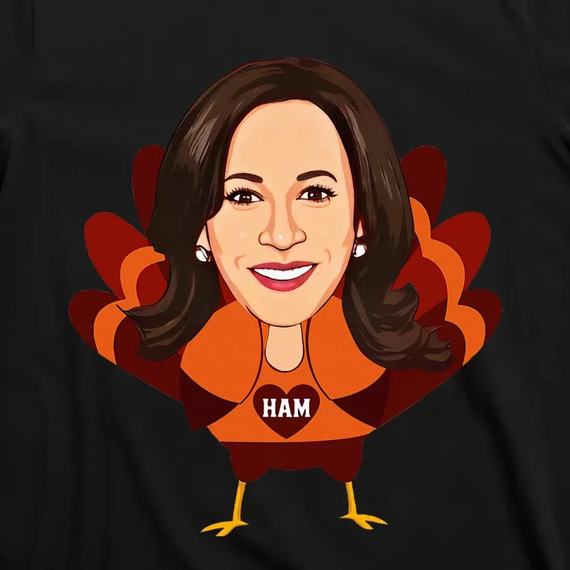 Not A Turkey Thanksgiving Kamala Harris Disguise T-Shirt