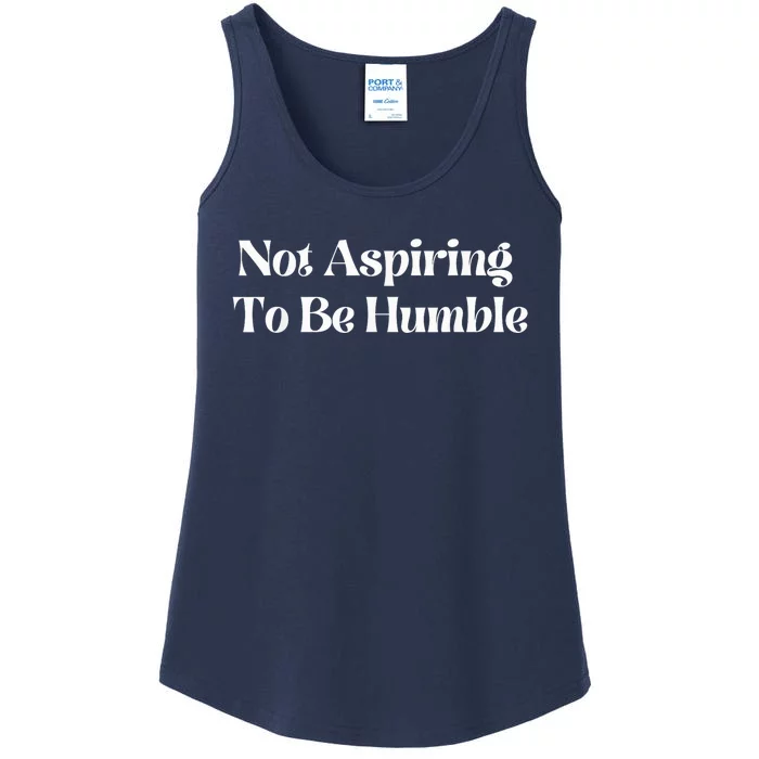 Not Aspiring To Be Humble Clothing Ladies Essential Tank