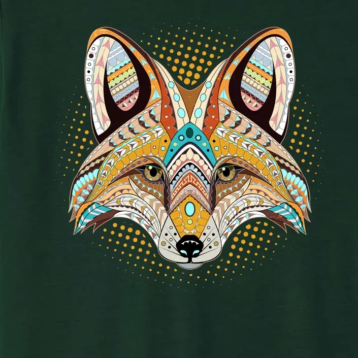 Native American Tribal Fox Face ChromaSoft Performance T-Shirt