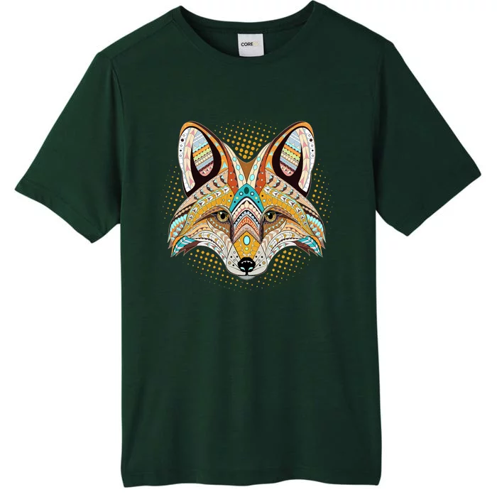 Native American Tribal Fox Face ChromaSoft Performance T-Shirt