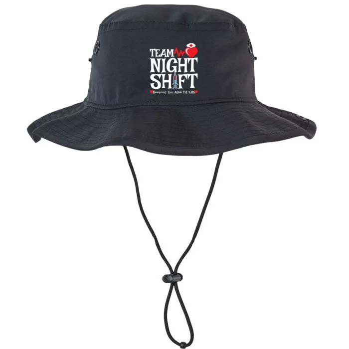 Nurse Appreciation Team Night Shift Night Shift Nurse Gift Legacy Cool Fit Booney Bucket Hat