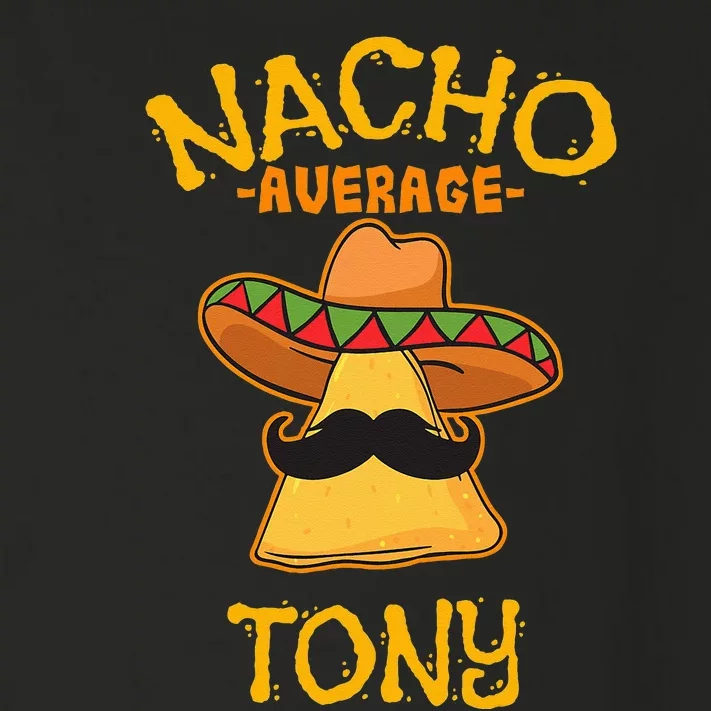 Nacho Average Tony Personalized Name Funny Taco Toddler Long Sleeve Shirt