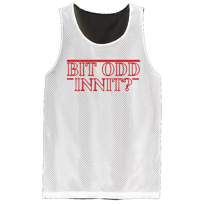 Non Aesthetic Things Bit Odd Innit Mesh Reversible Basketball Jersey Tank