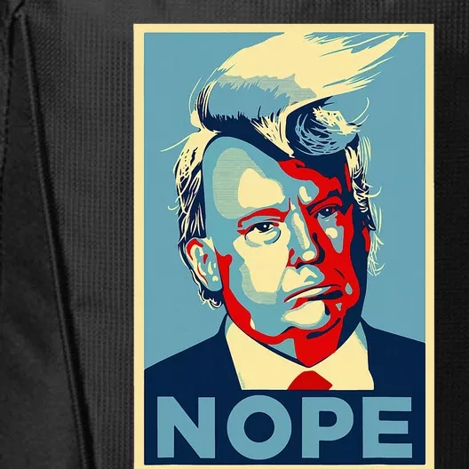 Nope Anti Trump Funny Trump Hair City Backpack