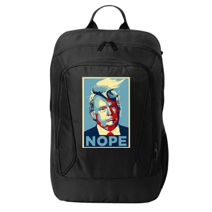 Nope Anti Trump Funny Trump Hair City Backpack