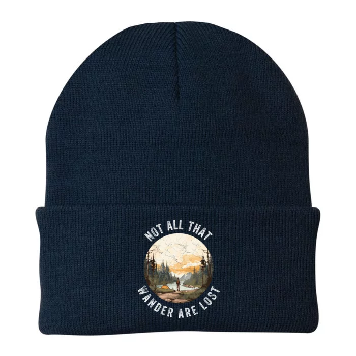 Not All That Wander Are Lost Knit Cap Winter Beanie