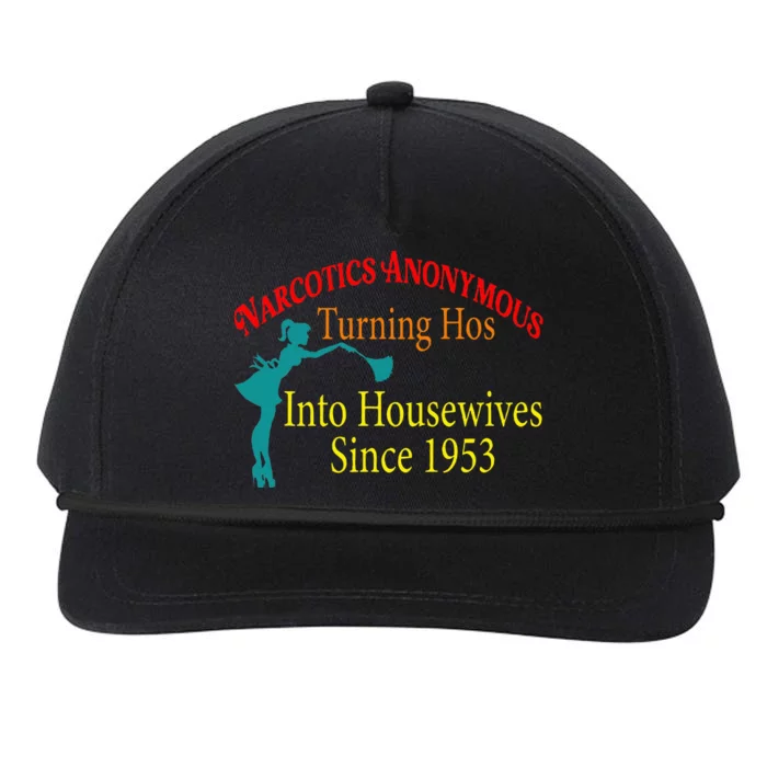 Narcotics Anonymous Turning Hos Into Housewives 1953 Snapback Five-Panel Rope Hat