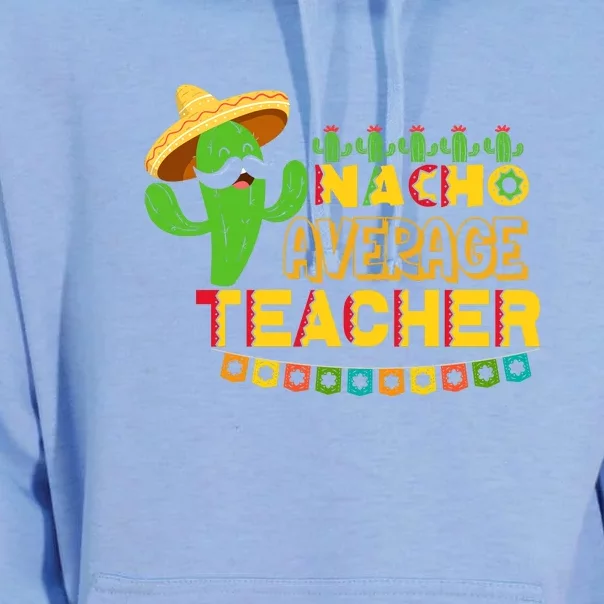 Nacho Average Teacher, Cinco De Mayo Mexican Fiesta Funny Unisex Surf Hoodie