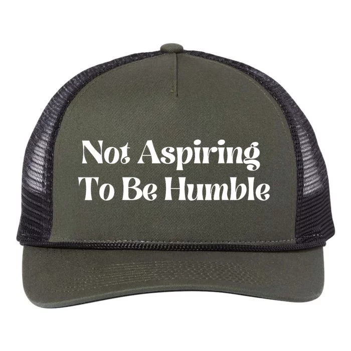 Not Aspiring To Be Humble Clothing Retro Rope Trucker Hat Cap