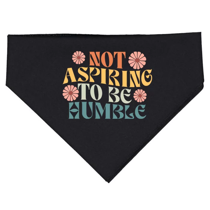 Not Aspiring To Be Humble Kamala Strong Independent USA-Made Doggie Bandana