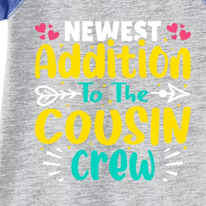 Newest Addition To The Cousin Crew Gift Infant Baby Jersey Bodysuit