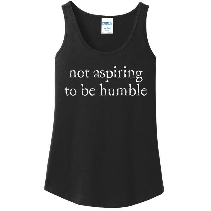 Not Aspiring To Be Humble Kamala Harris Ladies Essential Tank