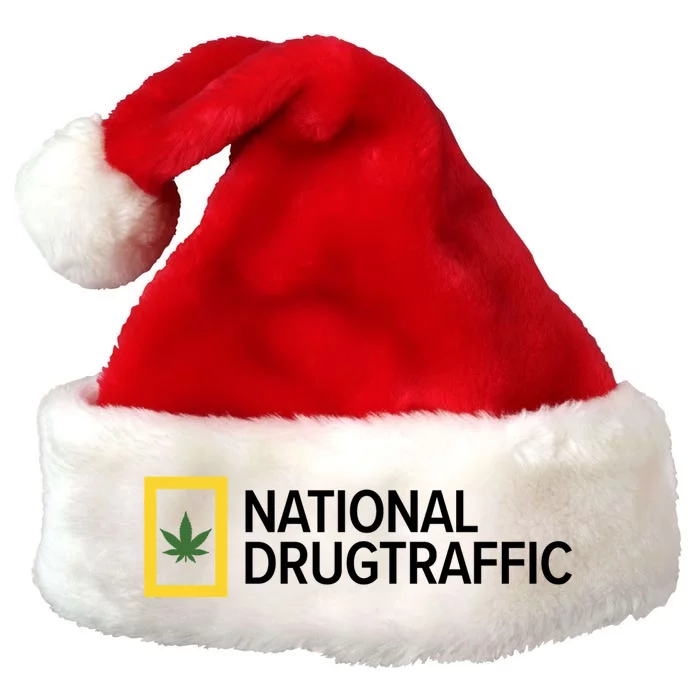 National Drug Traffic Parody Drug Premium Christmas Santa Hat