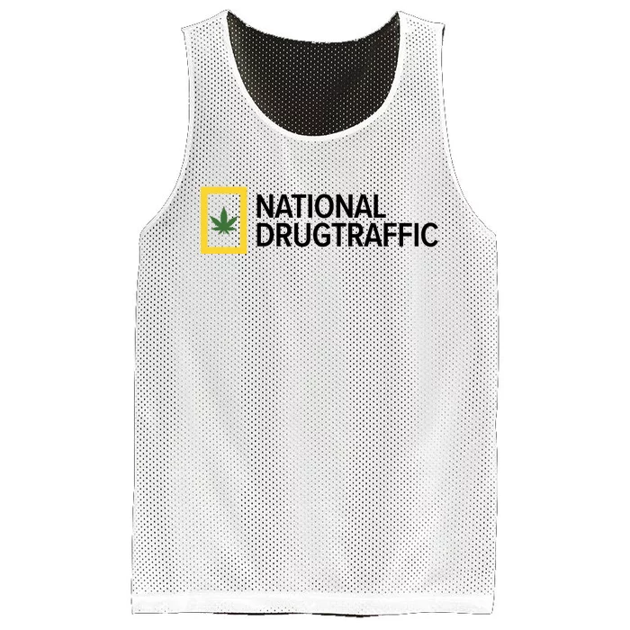 National Drug Traffic Parody Drug Mesh Reversible Basketball Jersey Tank