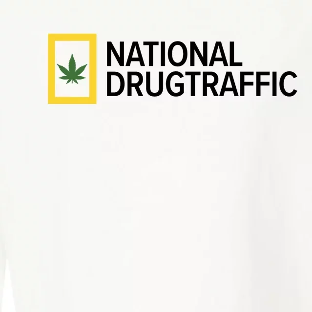 National Drug Traffic Parody Drug Cropped Pullover Crew