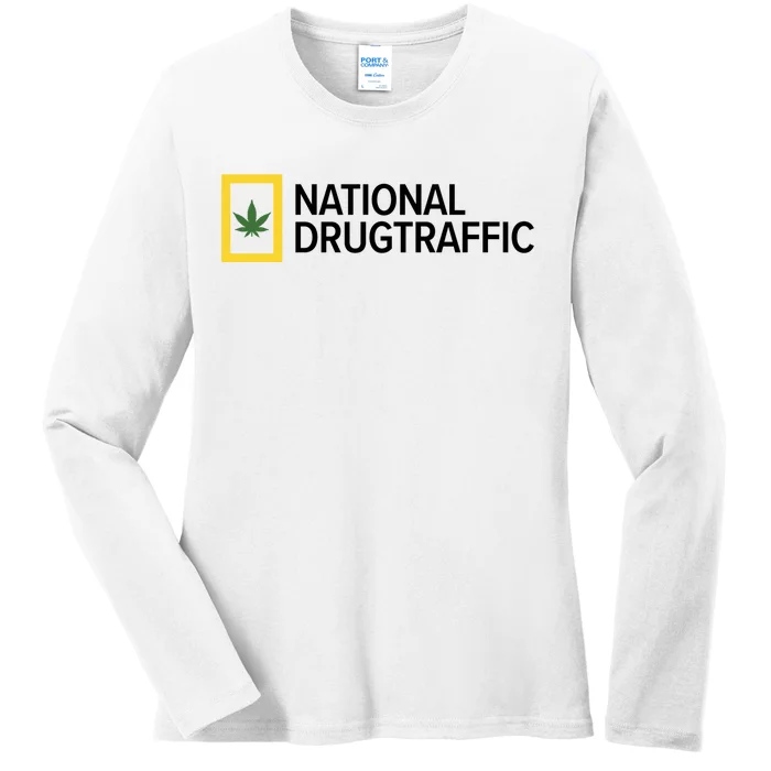 National Drug Traffic Parody Drug Ladies Long Sleeve Shirt