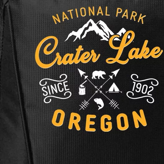 National Park Crater Lake Oregon Since 1902 City Backpack