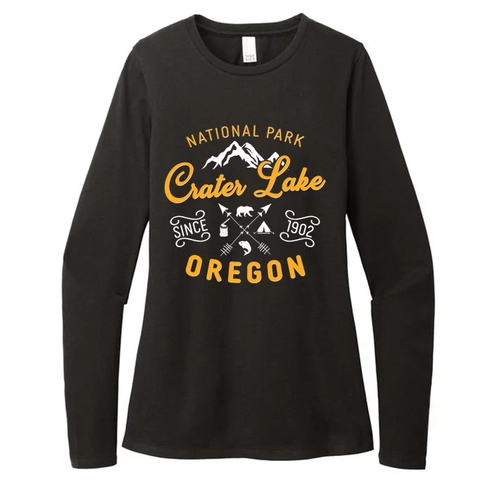 National Park Crater Lake Oregon Since 1902 Womens CVC Long Sleeve Shirt