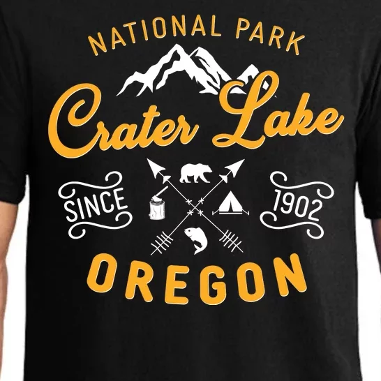 National Park Crater Lake Oregon Since 1902 Pajama Set