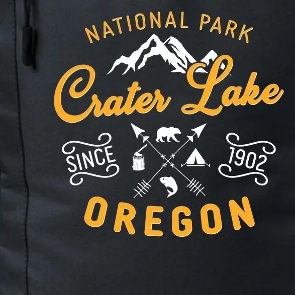 National Park Crater Lake Oregon Since 1902 Daily Commute Backpack