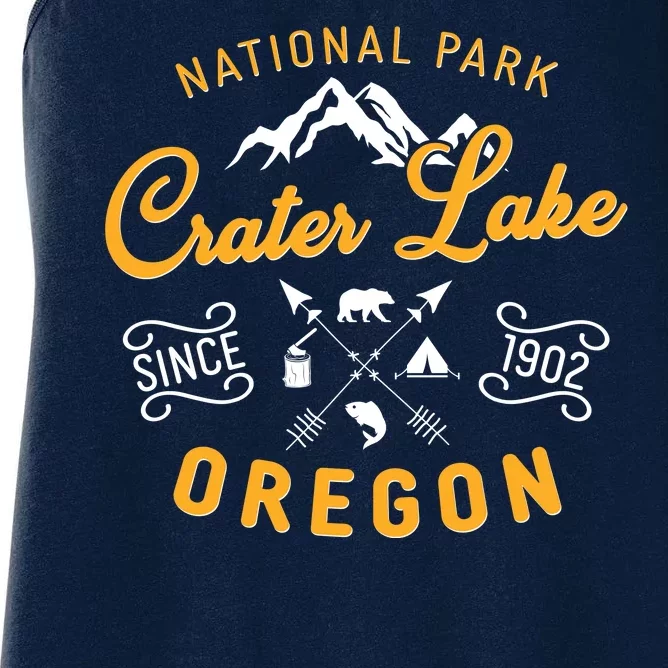 National Park Crater Lake Oregon Since 1902 Women's Racerback Tank