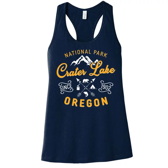 National Park Crater Lake Oregon Since 1902 Women's Racerback Tank