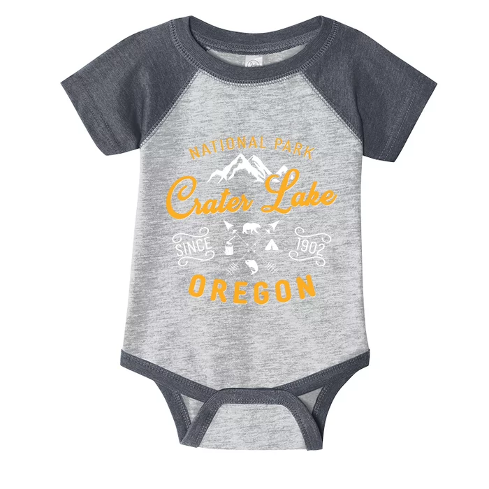 National Park Crater Lake Oregon Since 1902 Infant Baby Jersey Bodysuit