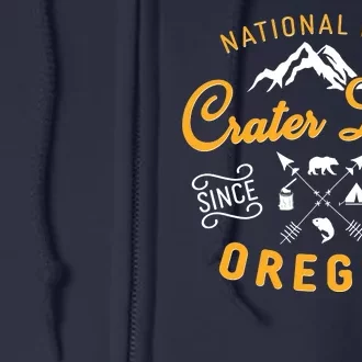 National Park Crater Lake Oregon Since 1902 Full Zip Hoodie