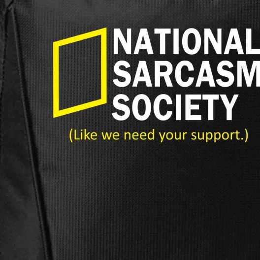 National Sarcasm Society City Backpack