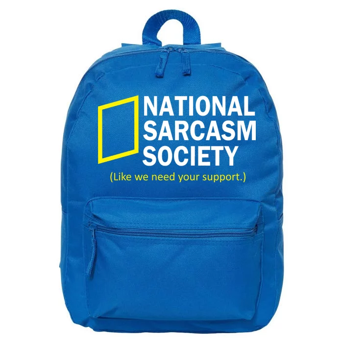 National Sarcasm Society 16 in Basic Backpack