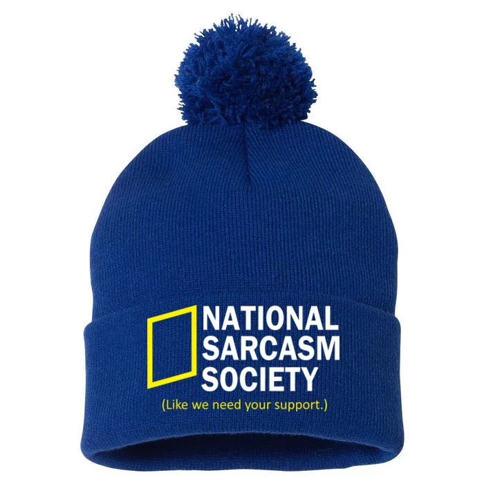 National Sarcasm Society Pom Pom 12in Knit Beanie