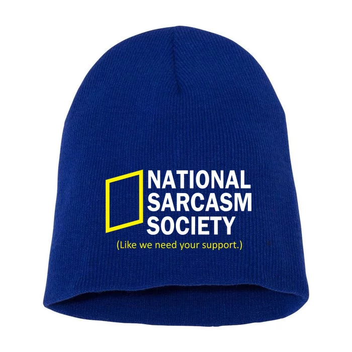 National Sarcasm Society Short Acrylic Beanie