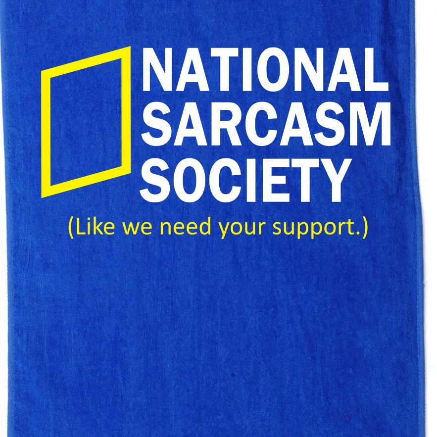 National Sarcasm Society Platinum Collection Golf Towel