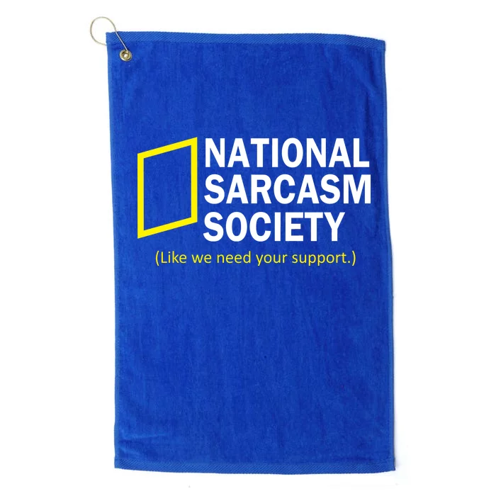 National Sarcasm Society Platinum Collection Golf Towel