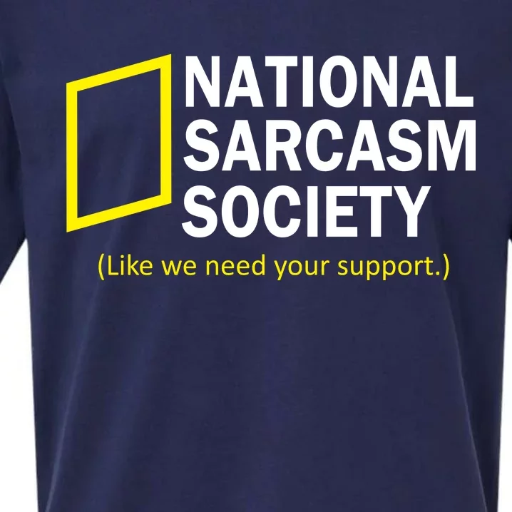 National Sarcasm Society Sueded Cloud Jersey T-Shirt