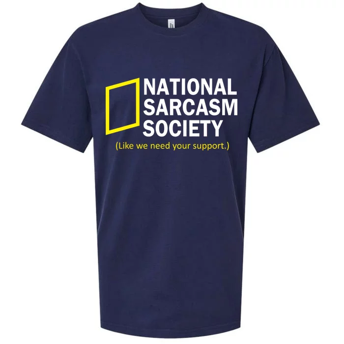 National Sarcasm Society Sueded Cloud Jersey T-Shirt